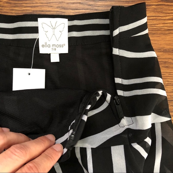 Ella Moss girl’s black and white skirt. NWT - Picture 4 of 4
